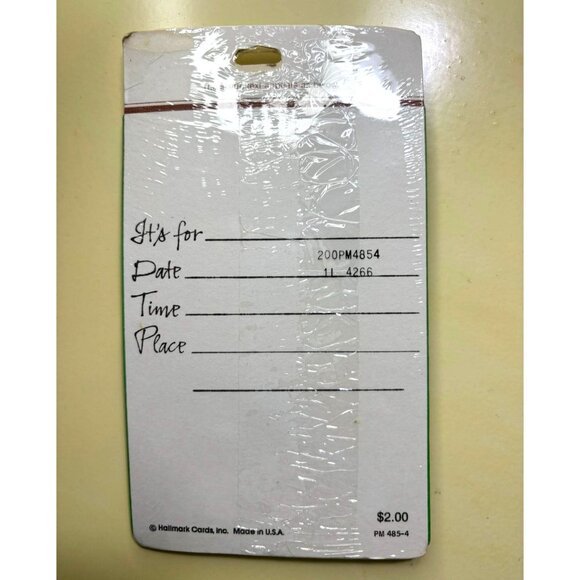 Vintage Hallmark Party Invitations Watermelon 1980s NOS Sealed w Envelopes - Picture 3 of 3